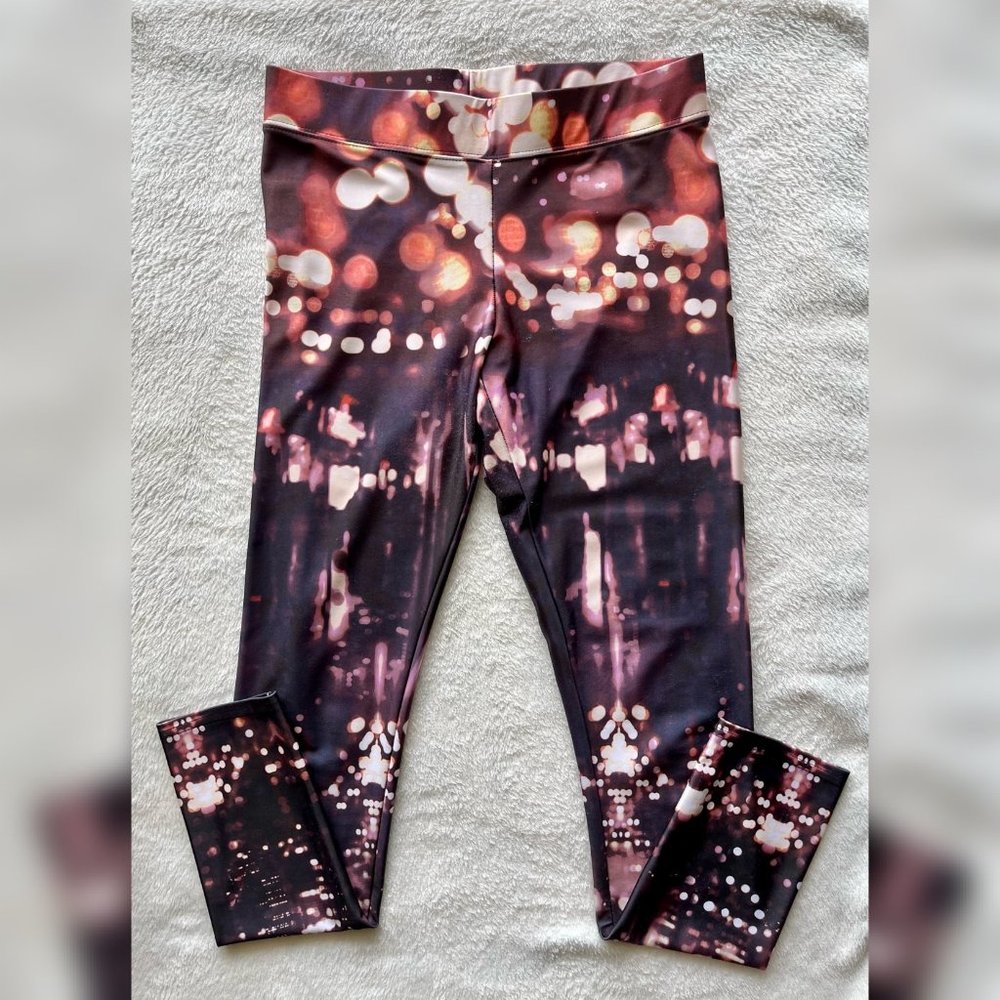 American Eagle Leggings in City Lights Pattern